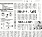 日本経済新聞夕刊に掲載